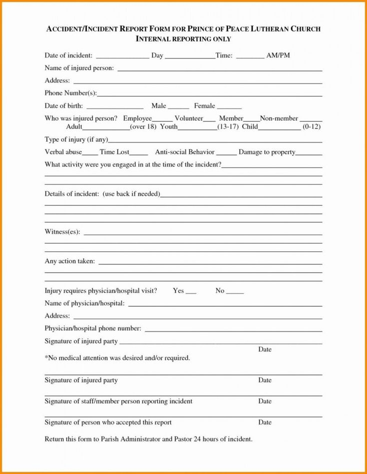 012 Incident Report Template Word South Africadeas Vehicle Intended For 