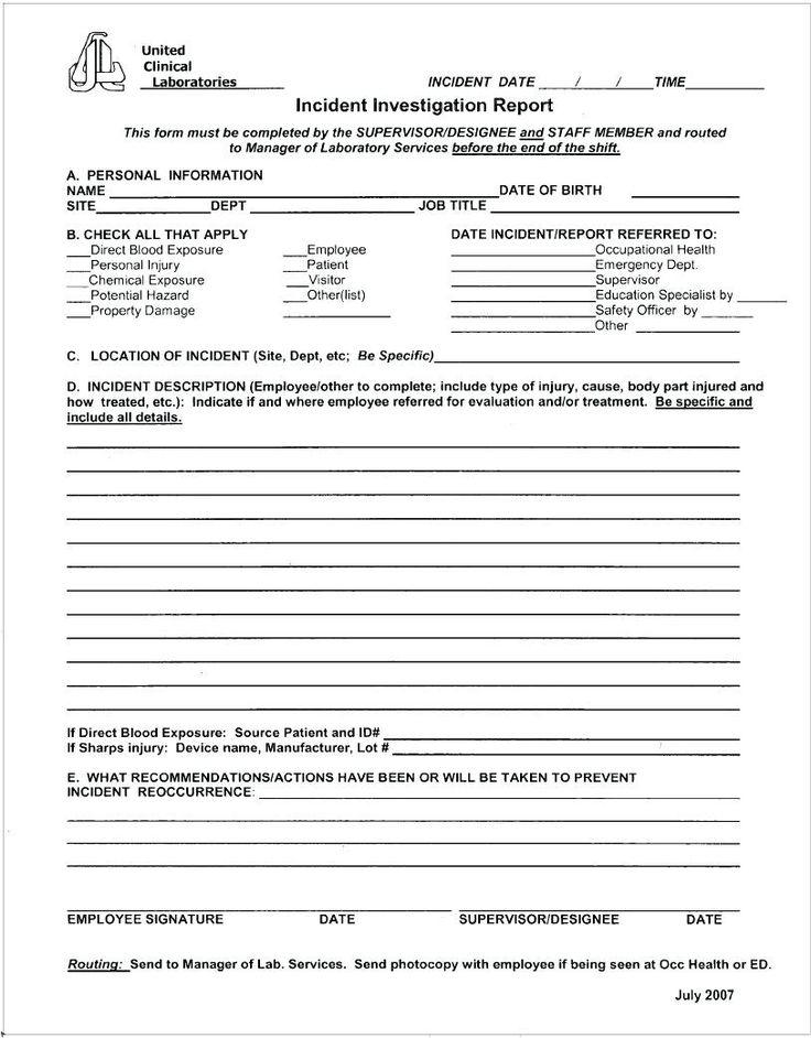 019 Accident Report Forms Template Form Unique Hand Book For Health And 