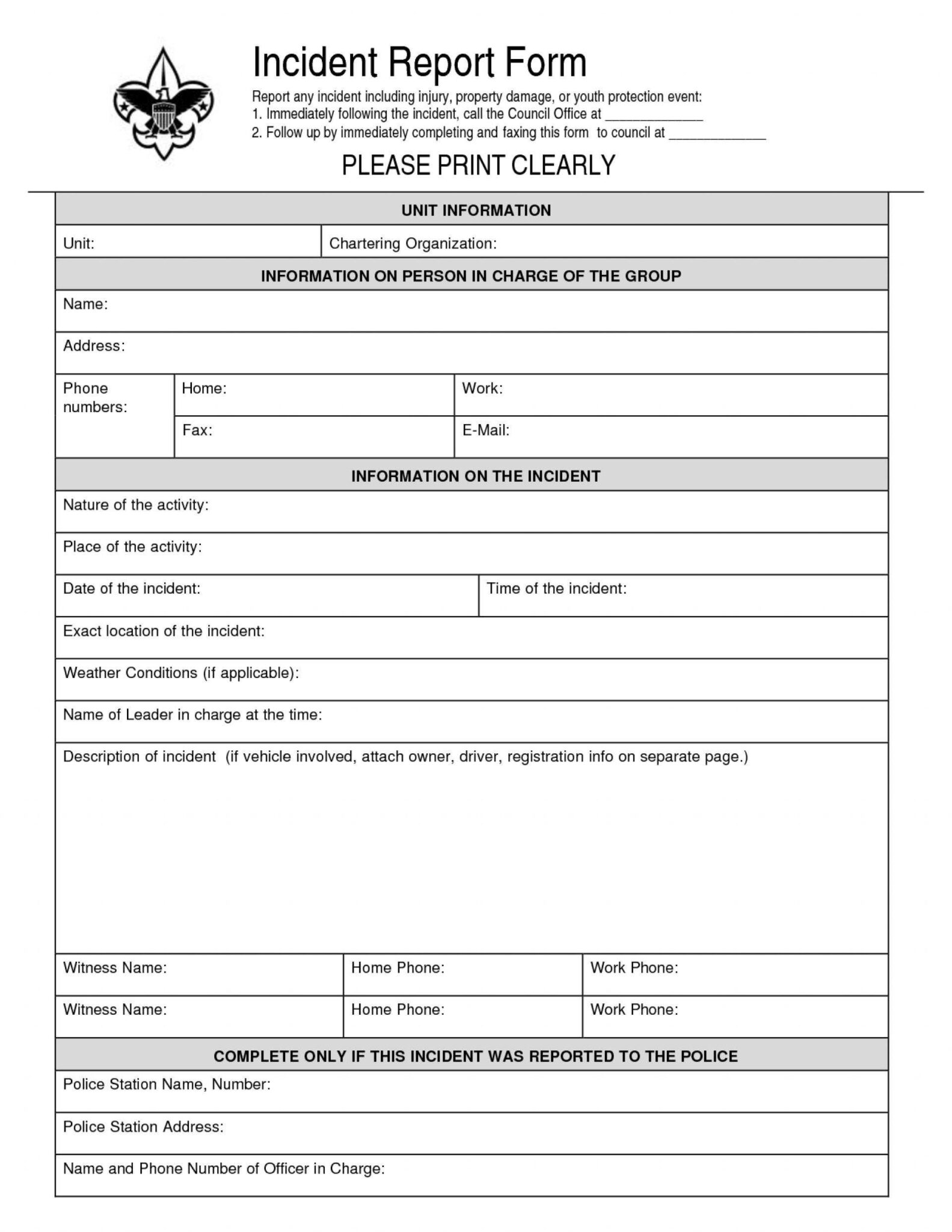 029 Free Car Accident Report Form Template Reporting Uk Throughout 