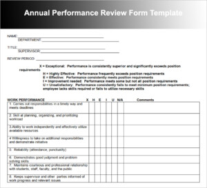 26 Employee Performance Review Templates Free Word Excel Formats