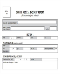 42 Incident Report Templates PDF Word Google Docs Free Premium