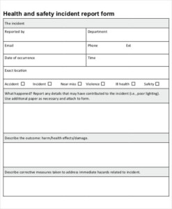 43 Incident Report Formats PDF Word Pages Free Premium Templates