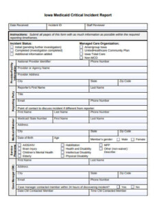 8 Medical Incident Report Templates In PDF DOC Free Premium