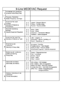 9 Line Medevac Form