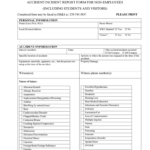 ACCIDENT INCIDENT REPORT FORM FOR NON EMPLOYEES INCLUDING STUDENTS AND