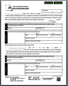 Accident Release Form Template Mous Syusa