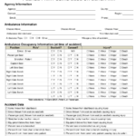 Alabama Ambulance Accident Report Form Download Printable PDF