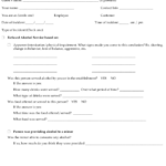 Alcohol Incident Report Form Topshelf Download Printable PDF