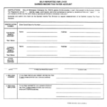 Application Form For Self Reporting Employee Earned Income Tax Payor