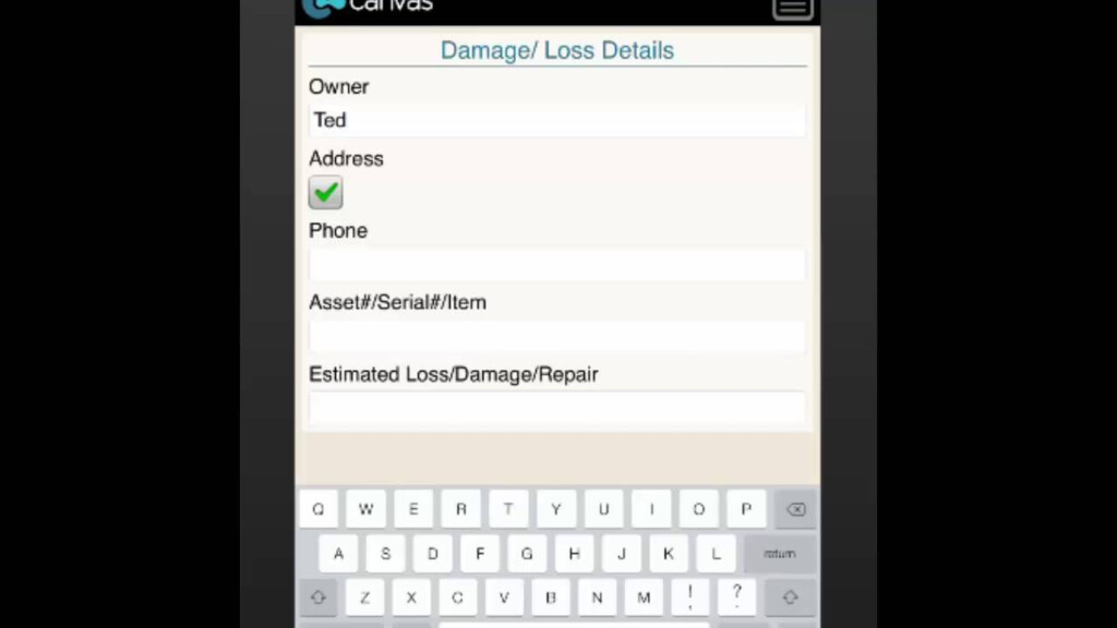 Canvas Utilities Incident Reporting Form Mobile App YouTube