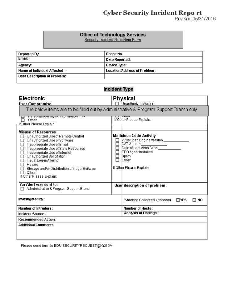 Cyber Security Incident Report Template Templates At Throughout 