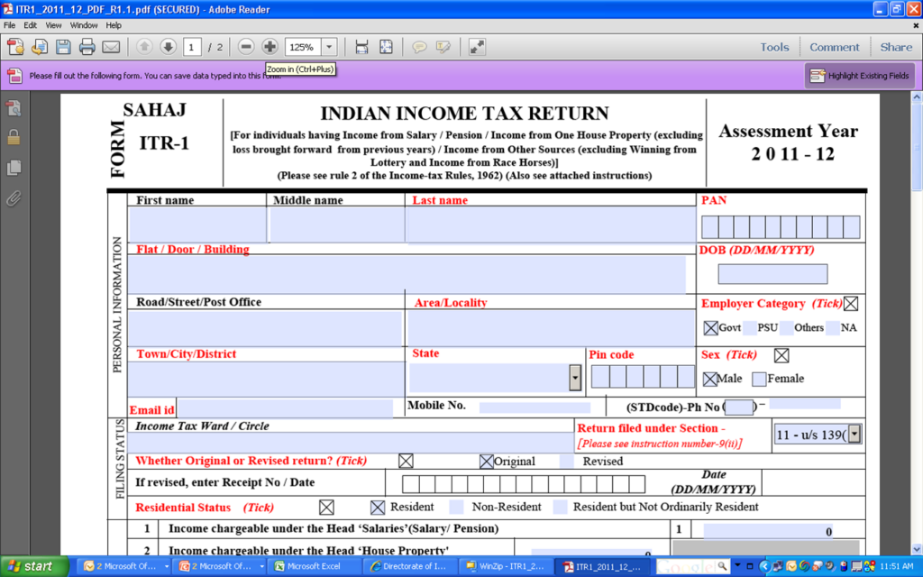 E Filing Of Income Tax Return Add Bank Account To File Income Tax 