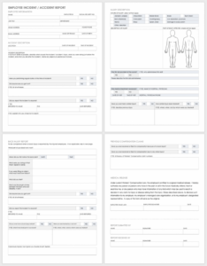 Editable Free Workplace Accident Report Templates Smartsheet Workplace