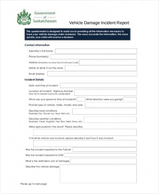 Editable Vehicle Damage Inspection Form Template Pdf Sample In 2021 