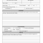 Emergency Response Incident Report Example Templates At