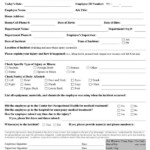 Employee Accident Report Incident Report Form Incident Report