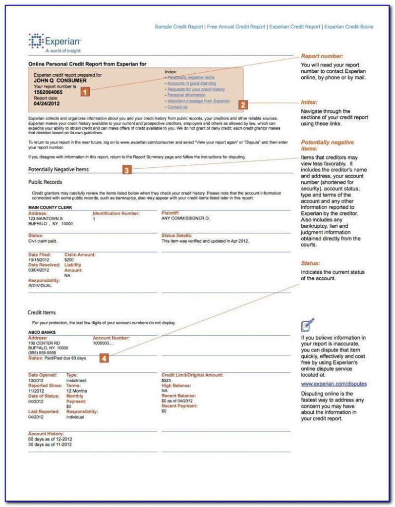 Equifax Experian Transunion Annual Credit Report Request Form Form 