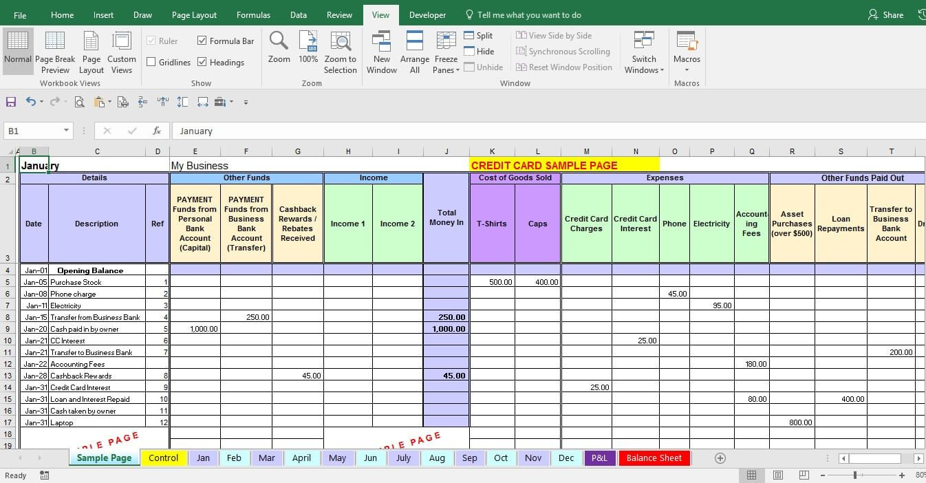 Expense Form Template Credit Card Statement Statement Template 