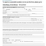 Fillable Accident incident Report Form University Of Alaska Fairbanks