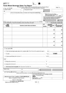 Fillable Form 67 103 Texas Mixed Beverage Sales Tax Report Printable