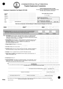 Fillable Form Fc 20 Employer S Quarterly Tax Report Printable Pdf