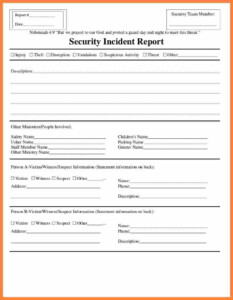 Fire Incident Report Form Doc Samples Format Sample Word For Office