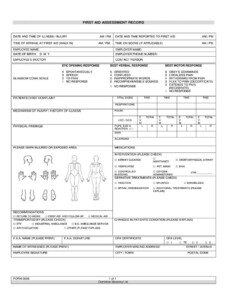 First Aid Incident Report Form Template Best Sample Template With