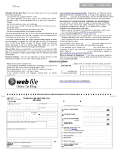 Form 01 117 Download Fillable PDF Or Fill Online Texas Sales And Use