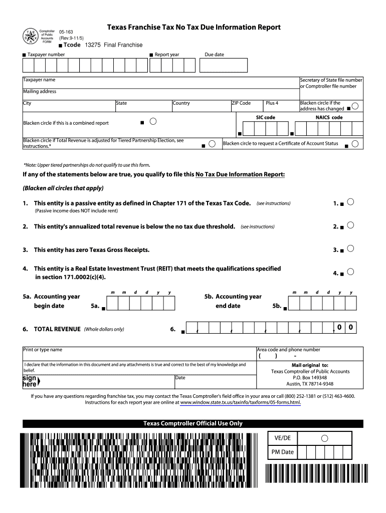 Form 05 163 For 2016 Fill Online Printable Fillable Blank PDFfiller