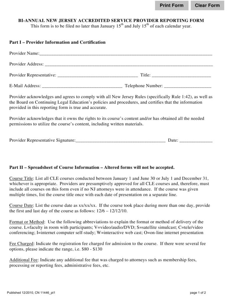 Form 11446 Part 1 Download Fillable PDF Or Fill Online BI Annual 