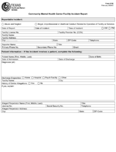 Form 6102 Download Fillable PDF Or Fill Online Community Mental Health