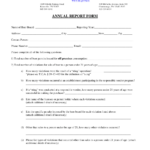 Form AB 0115 Download Printable PDF Or Fill Online Annual Report Form