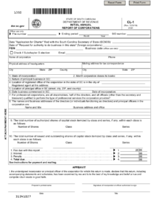 Form CL 1 Download Fillable PDF Or Fill Online Initial Annual Report Of