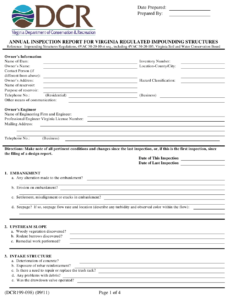 Form DCR199 098 Download Printable PDF Or Fill Online Annual Inspection