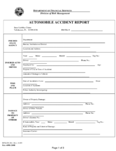 Form DFS D0 261 Download Printable PDF Or Fill Online Automobile