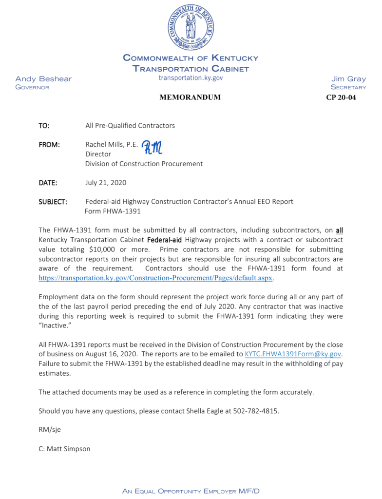 Form FHWA 1391 Download Printable PDF Or Fill Online Federal Aid 