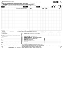 Form K Cns 100 Quarterly Wage Report Unemployment Tax Return