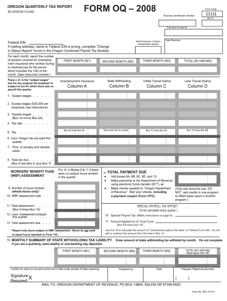 Form Oq Fill Online Printable Fillable Blank PdfFiller