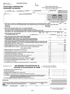 Franchise Tax Texas Fill Out And Sign Printable PDF Template SignNow ...