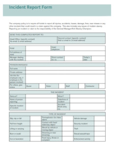 FREE 10 Hotel Incident Report Samples In PDF DOC