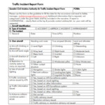 FREE 10 Traffic Incident Report Samples Accident Police Control