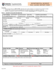 FREE 13 Hazard Report Forms In MS Word PDF