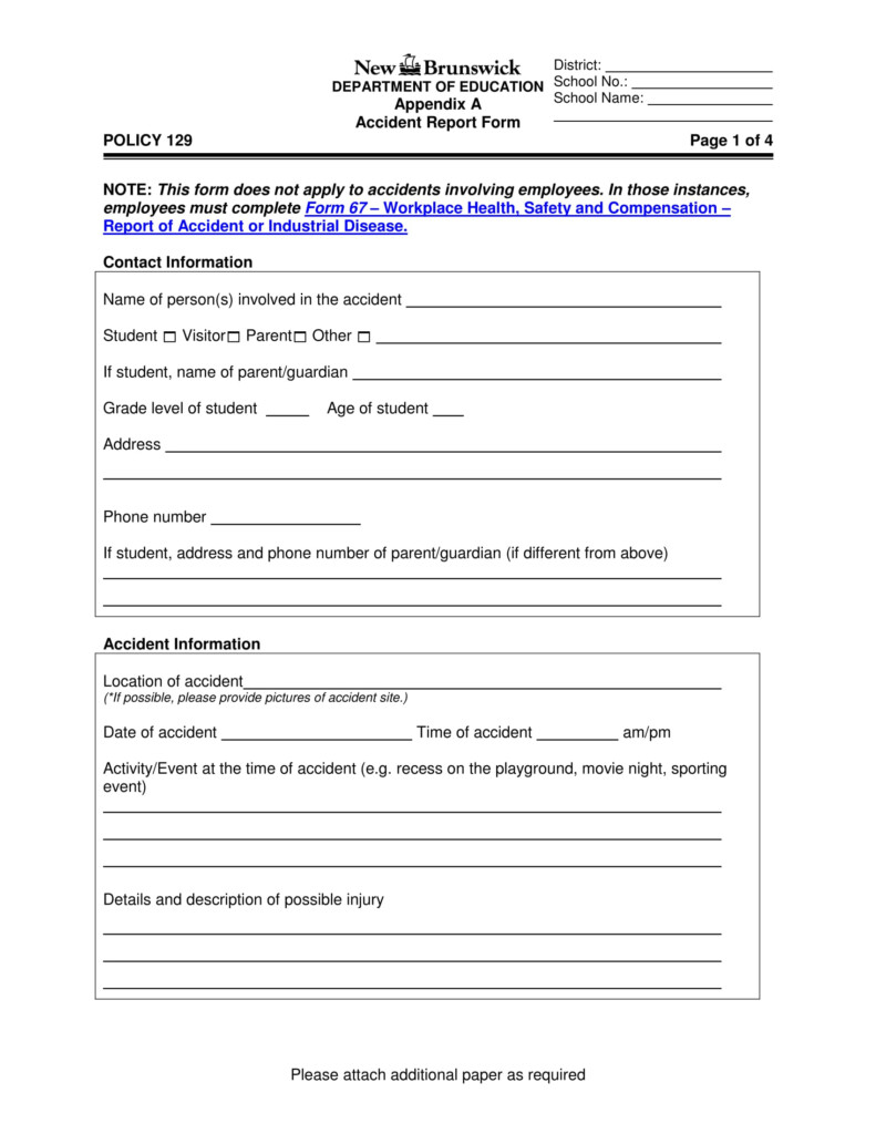 FREE 14 Student Information Forms In MS Word PDF