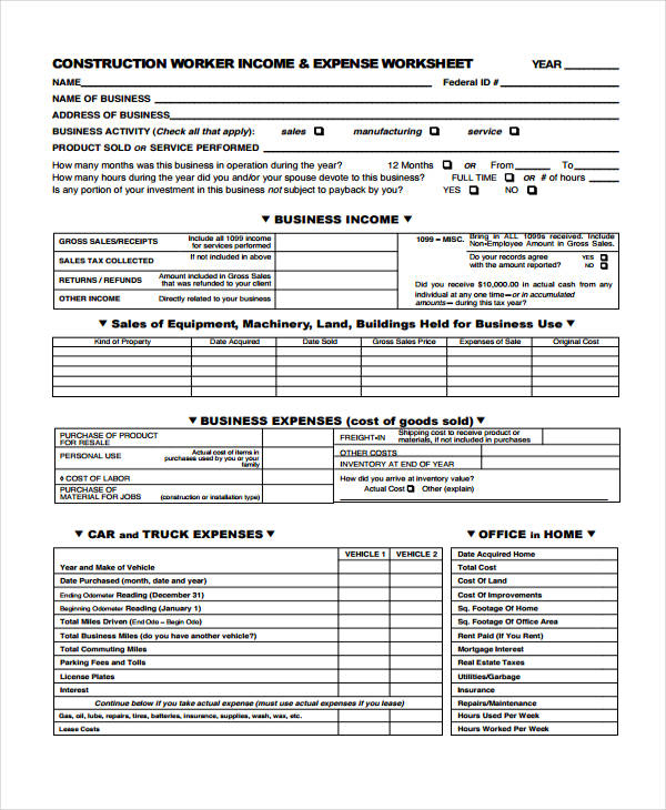 FREE 28 Expense Report Forms In PDF