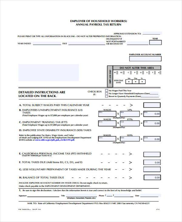 FREE 34 Printable Payroll Forms In PDF Excel MS Word