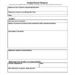 FREE 34 Sample Incident Report Templates In PDF MS Word Pages