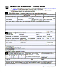 FREE 41 Sample Incident Report Forms In PDF Pages Excel MS Word