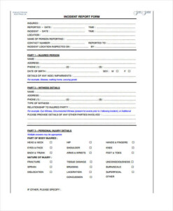 FREE 42 Incident Report Forms In PDF MS Word Excel