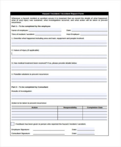 FREE 42 Incident Report Forms In PDF MS Word Excel