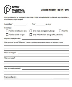 FREE 54 Incident Report Samples In PDF MS Word Google Docs